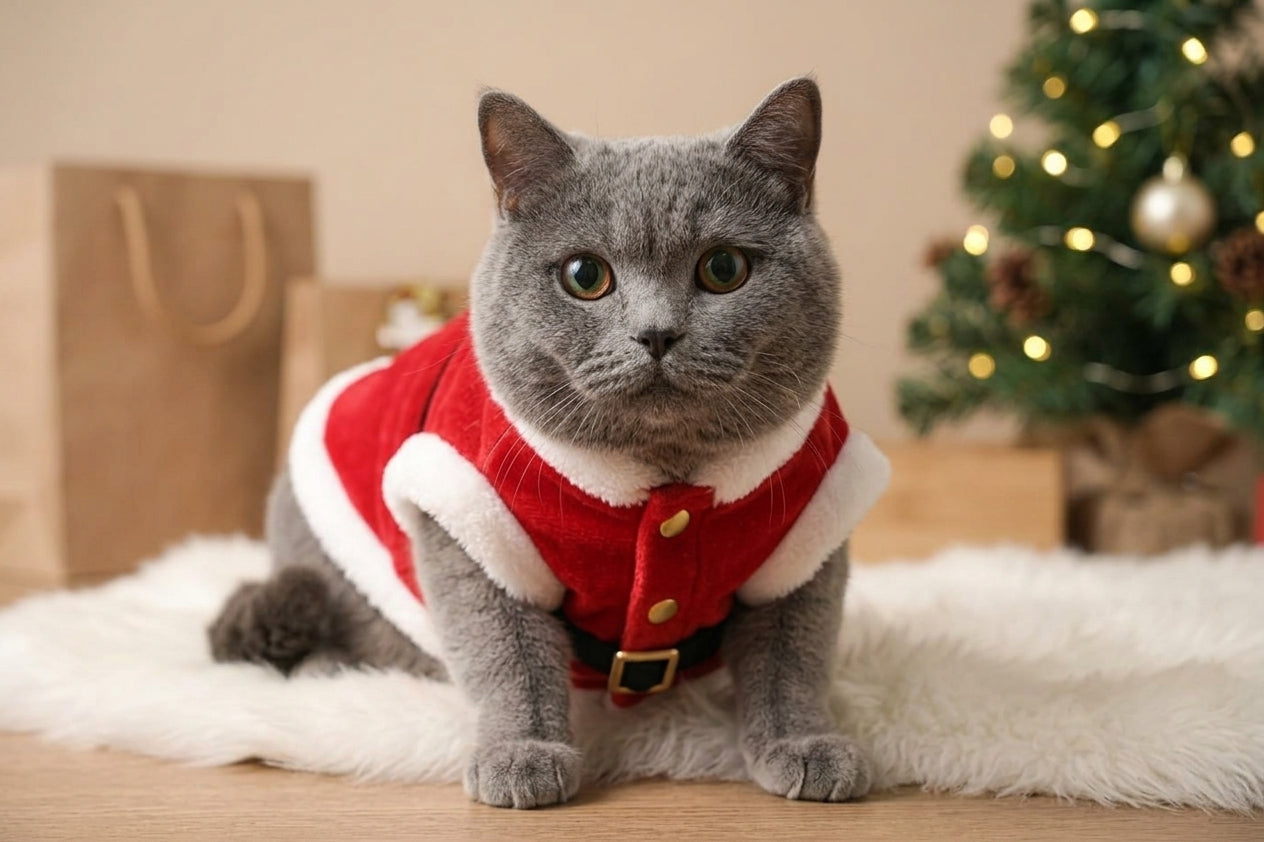 Cat Santa Costume