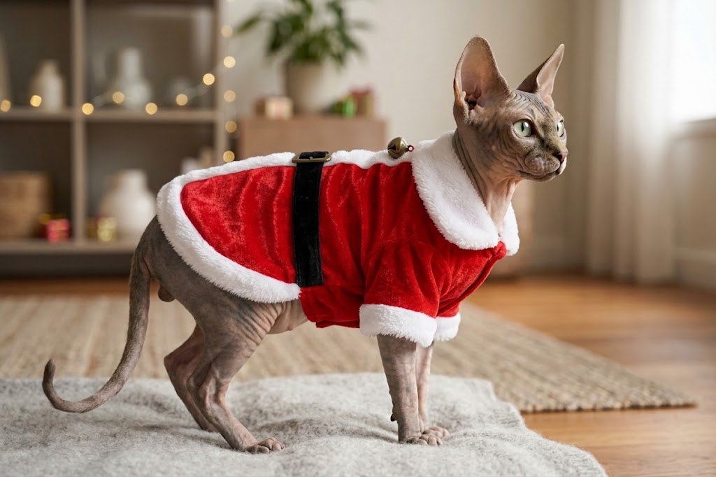 Cat Santa Costume